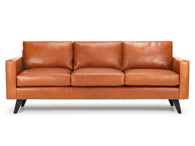 Barrymore Furniture, Metro Leather Sofa